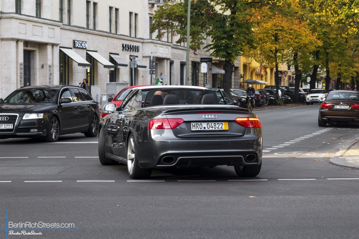 Audi RS5 B8 Cabriolet spotted in Berlin — BerlinRichStreets